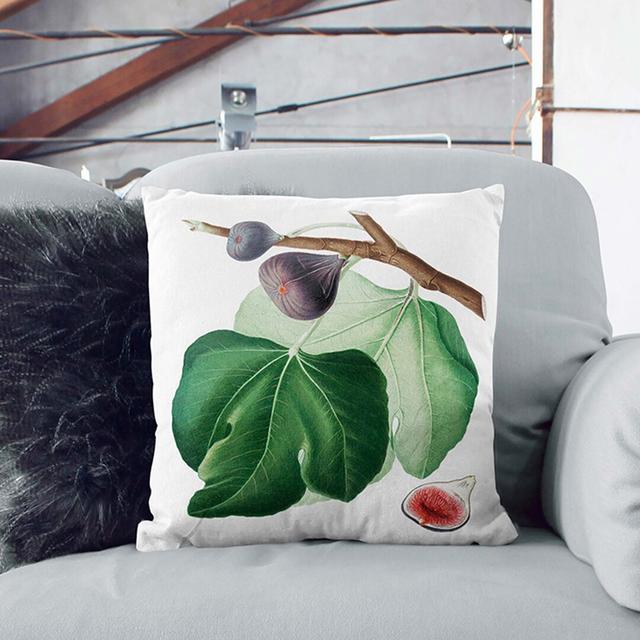 Fig Tree by Giorgio Gallesio Cushion with Filling East Urban Home Size: 40 x 40 cm, Backing Colour: Stone on Productcaster.