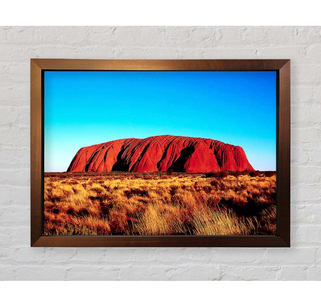 Ayres Rock Australia - Single Picture Frame Art Prints Bright Star Size: 59.7cm H x 84.1cm W x 3.4cm D on Productcaster.