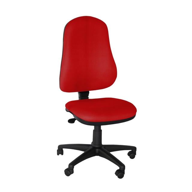 Desk Chair Symple Stuff Arms: Fixed armrests, Colour: Red on Productcaster.