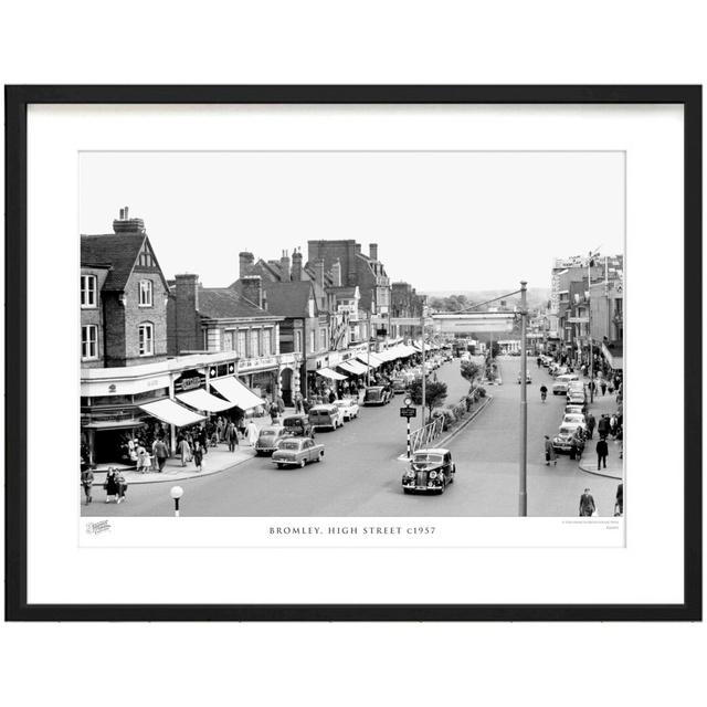 Bromley, High Street C1957 by Francis Frith - Single Picture Frame Print The Francis Frith Collection Size: 45cm H x 60cm W x 2.3cm D on Productcaster.