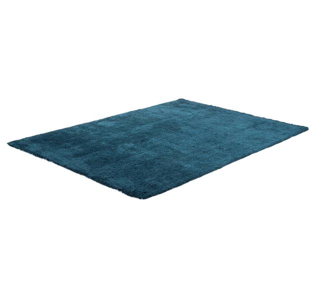 Cozy Handwoven High Pile Petrol/Blue Rug Tom Tailor Rug Size: Rectangle 160 x 230cm on Productcaster.