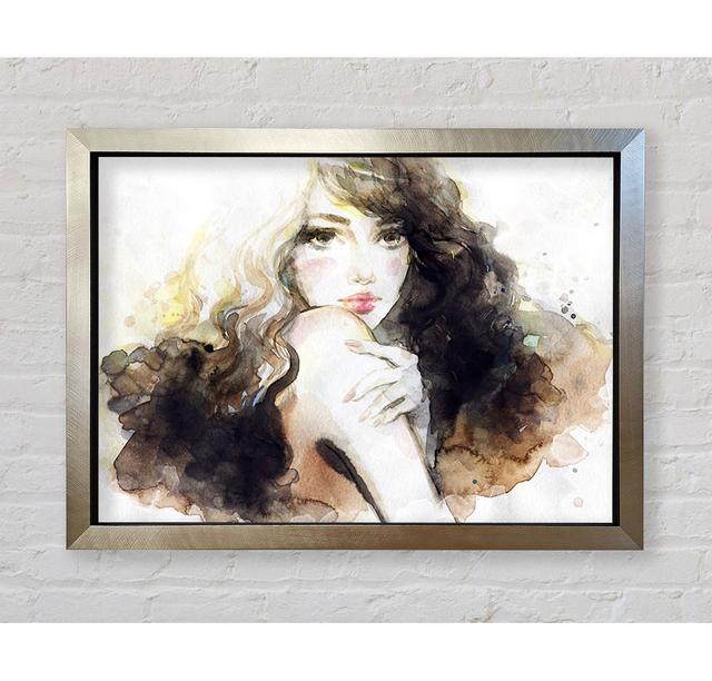 Coffee Coloured Portrait - Print Bright Star Size: 100cm H x 141.4cm W x 3.4cm D on Productcaster.