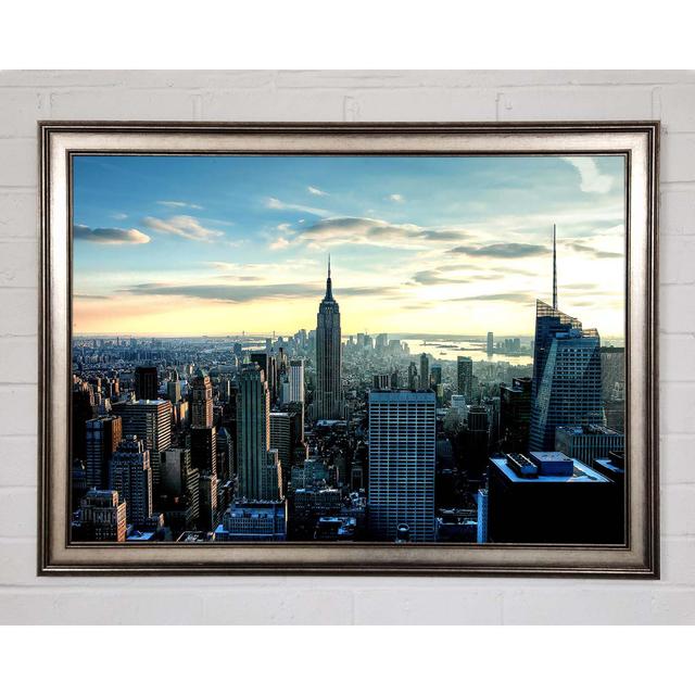 Empire State City - Single Picture Frame Art Prints Brayden Studio Size: 84.1cm H x 118.9cm W on Productcaster.