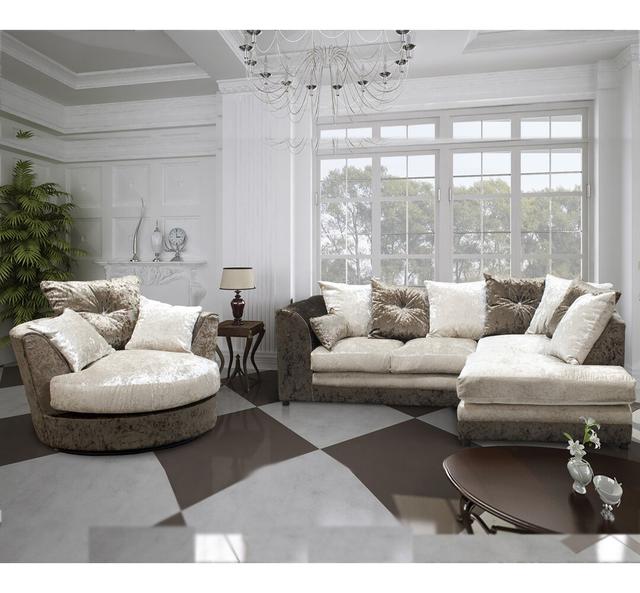 3 Piece Sofa Set Mercer41 Orientation: Right facing, Colour: Brown/Oyster on Productcaster.