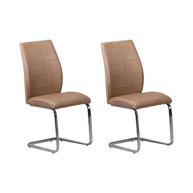 Teran Upholstered Dining Chair (Set of 2) Brayden Studio on Productcaster.