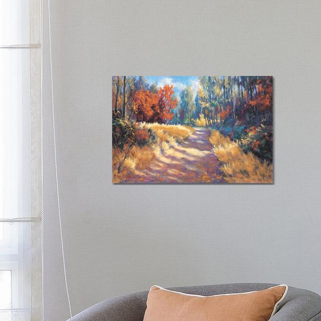 Early Autumn Trail by Bruce Mcadam - Wrapped Canvas Painting Alpen Home Size: 45.72cm H x 66.04cm W x 1.91cm D on Productcaster.