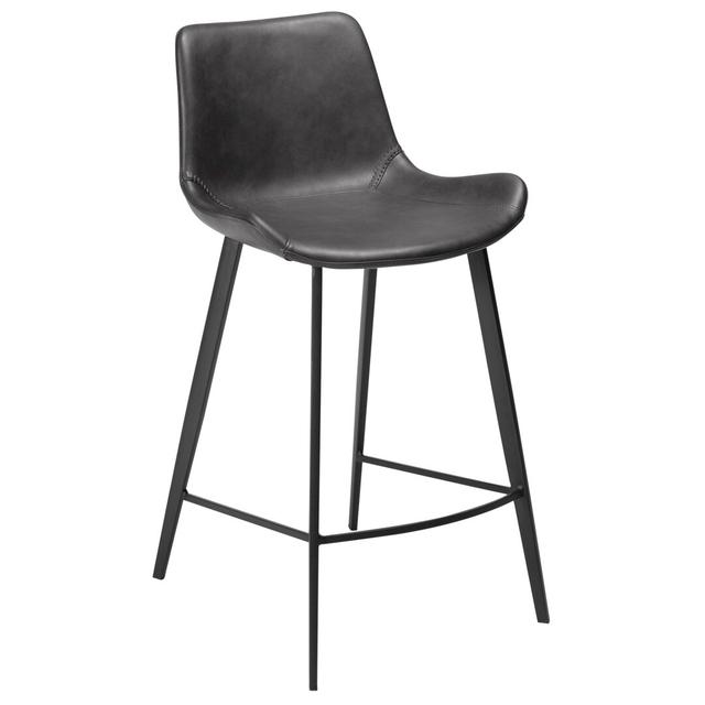 Hype 65cm Bar Stool (Set of 2) Dan-Form Upholstery Colour: Grey on Productcaster.