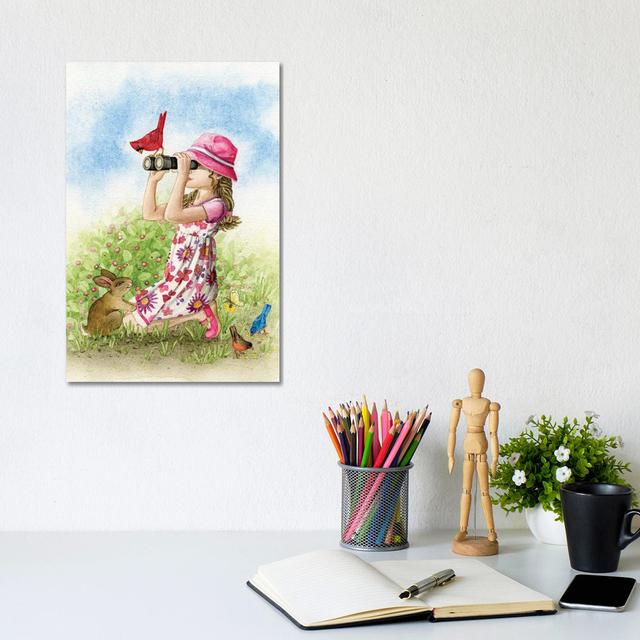 Bird Watching by Tracy Lizotte - Wrapped Canvas Print ClassicLiving Size: 30.48cm H x 20.32cm W x 1.905cm D on Productcaster.