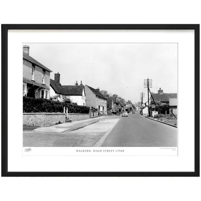 'Walkern, High Street C1960' by Francis Frith - Picture Frame Photograph Print on Paper The Francis Frith Collection Size: 40cm H x 50cm W x 2.3cm D on Productcaster.