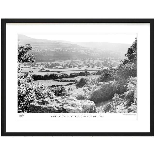 'Wensleydale, from Leyburn Shawl 1929' by Francis Frith - Picture Frame Photograph Print on Paper The Francis Frith Collection Size: 60cm H x 80cm W x on Productcaster.