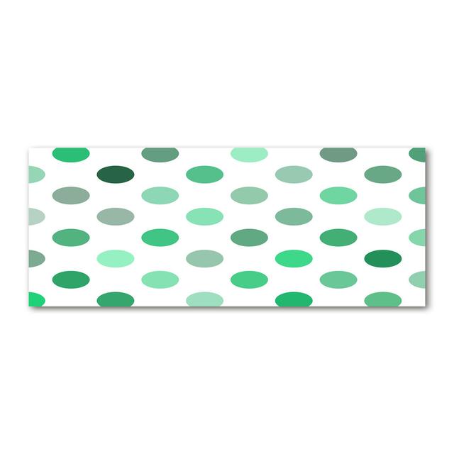 Green Dots - Wrapped Canvas Art Prints Brayden Studio on Productcaster.