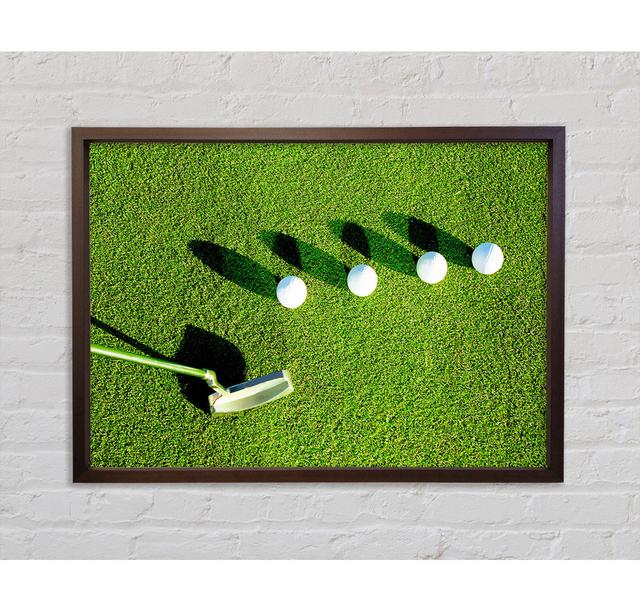 Golf Any One - Single Picture Frame Art Prints on Canvas Bright Star Size: 100cm H x 141.4cm W on Productcaster.