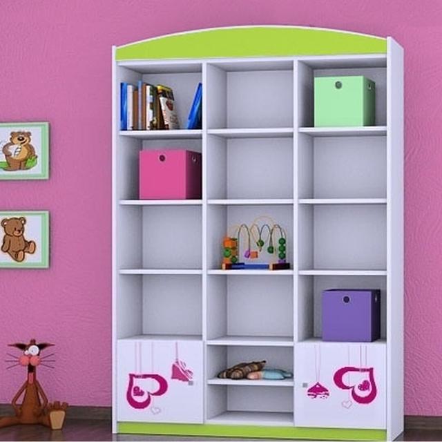 Harold 183cm H X 132cm W Chip Resistant Kids Cube Isabelle & Max Colour: Green on Productcaster.