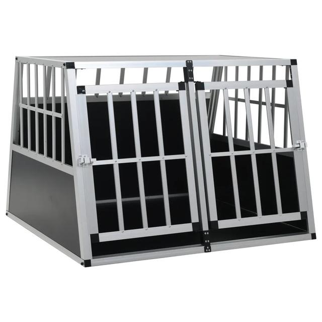 Tybalt Pet Crate with 2 Doors Archie & Oscar Size: 69cm H x 94cm W x 88cm D on Productcaster.