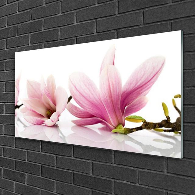 Glasbild Blumen Floral Brayden Studio on Productcaster.