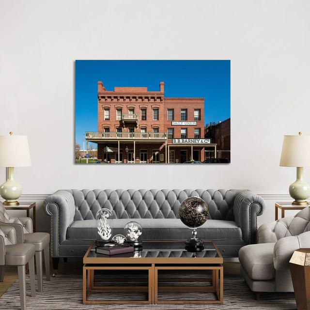 Old Sacramento Historic District Ii, Sacramento, California by Michael Defreitas - Wrapped Canvas Photograph Latitude Run Size: 101.6cm H x 152.4cm W on Productcaster.