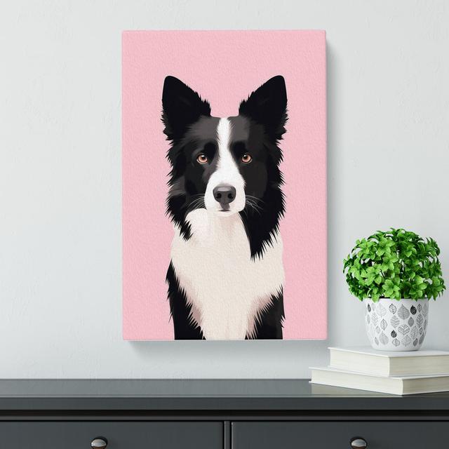 Border Collie Minimalism No.3 - No Frame Print Marlow Home Co. Size: 50cm H x 35cm W x 3cm D on Productcaster.