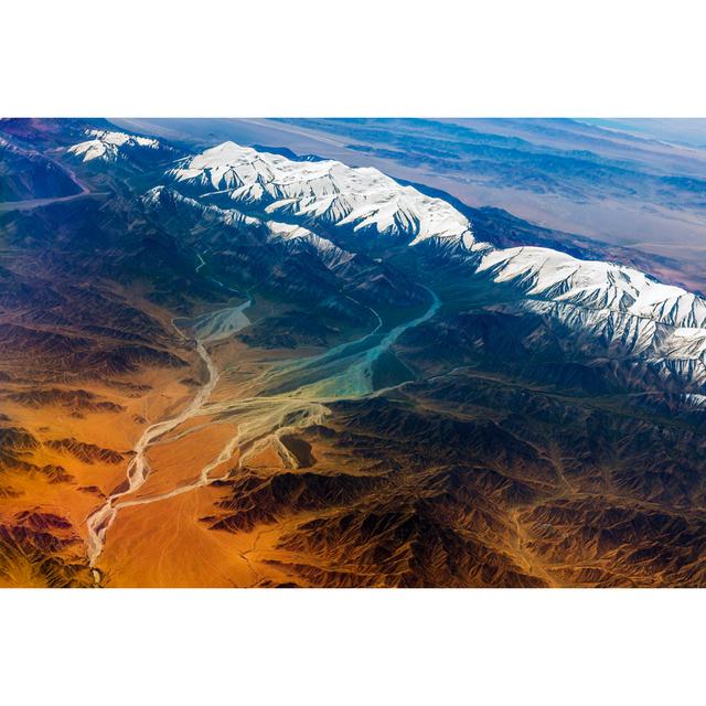 Aerial View Of Tibet by Pavliha - No Frame Print on Canvas Alpen Home Size: 81cm H x 122cm W on Productcaster.