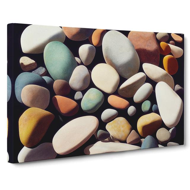 Pebbles by the River Vol.6 - Wrapped Canvas Graphic Art Latitude Run Size: 35cm H x 50cm W x 3cm D on Productcaster.