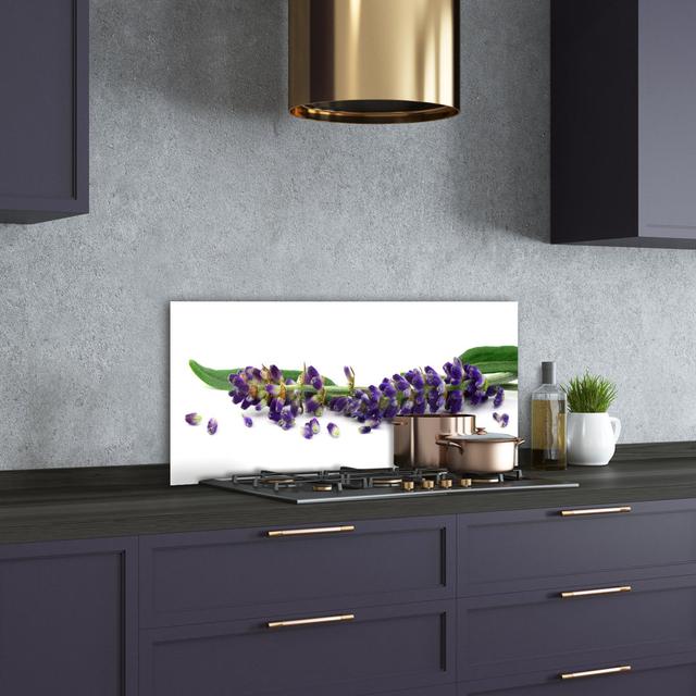 Lavender 50cm x 100cm Glass Panel Ebern Designs on Productcaster.