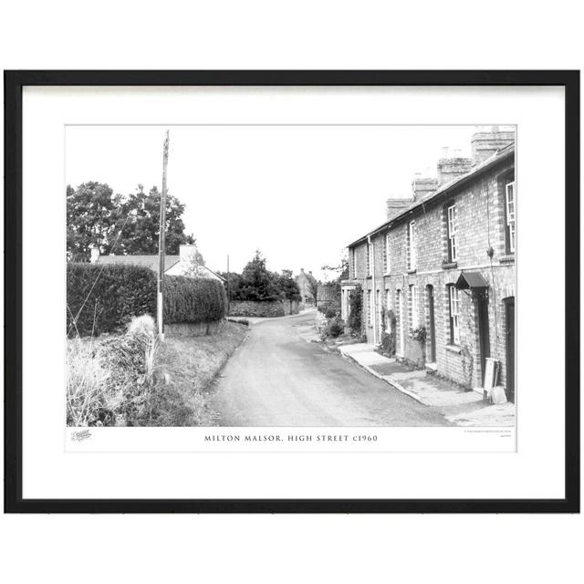 'Milton Malsor, High Street C1960' by Francis Frith - Picture Frame Photograph Print on Paper The Francis Frith Collection Size: 40cm H x 50cm W x 2.3 on Productcaster.