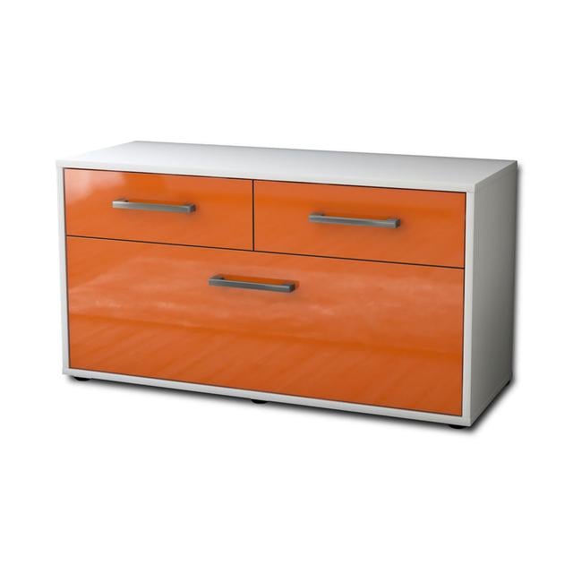 Benites TV Stand Brayden Studio Colour: Orange/White on Productcaster.