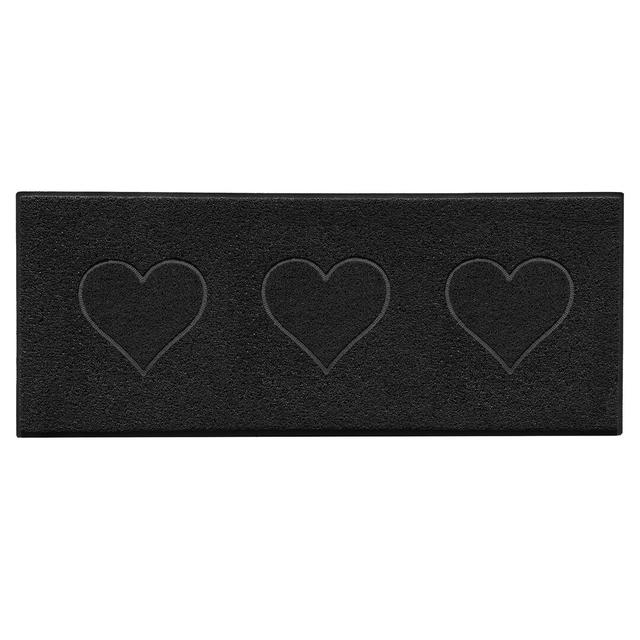 Heart Doormat NICOMAN Colour: Black on Productcaster.