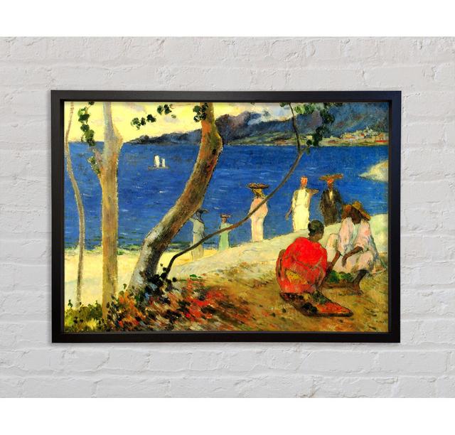 Gauguin Beach Scene Framed Print Bright Star Size: 59.7cm H x 84.1cm W x 3.3cm D on Productcaster.