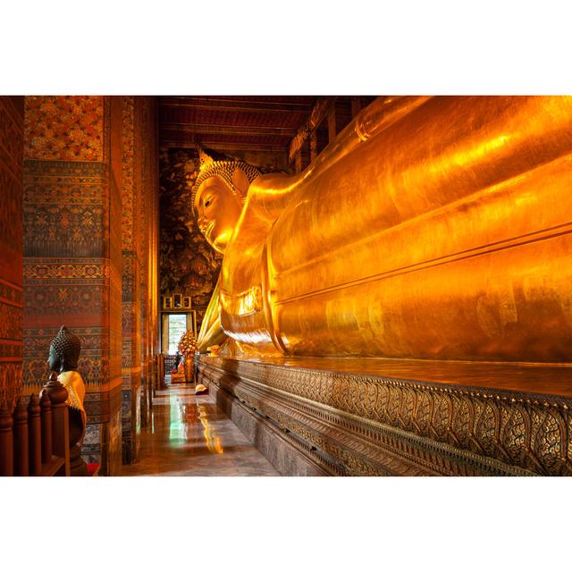 Reclining Buddha, Thailand by F9photos - Wrapped Canvas Photograph Bloomsbury Market Size: 20cm H x 30cm W x 3.8cm D on Productcaster.