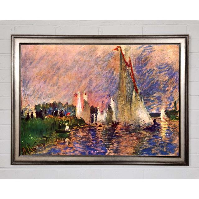 Renoir Regatta In Argenteui - Single Picture Frame Art Prints Rosalind Wheeler Size: 59.7cm H x 84.1cm W x 1.5cm D on Productcaster.