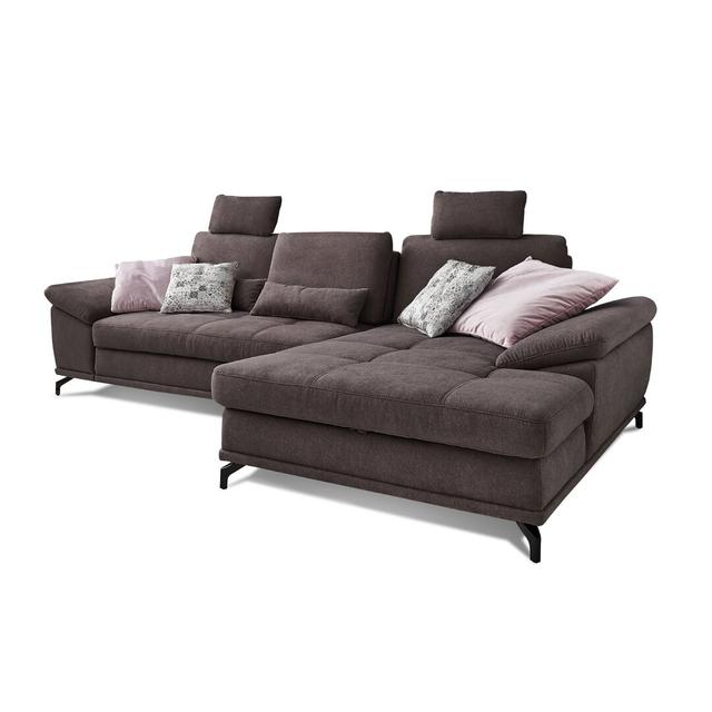 Ecksofa Costello mit Bettfunktion sit&more Ausrichtung: Rechts ausgerichtet, Polsterfarbe: Espresso, Mit Schlaffunktion: Ohne Schlaffunktion on Productcaster.