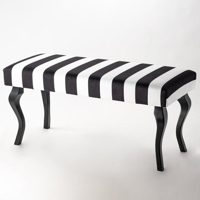 Marauder Upholstered Bench Rosalind Wheeler Size: H40 x W60 x D35cm on Productcaster.