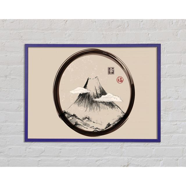 East Asian Mountain 1 - Single Picture Frame Art Prints Union Rustic Size: 59.7cm H x 84.1cm W x 2cm D on Productcaster.