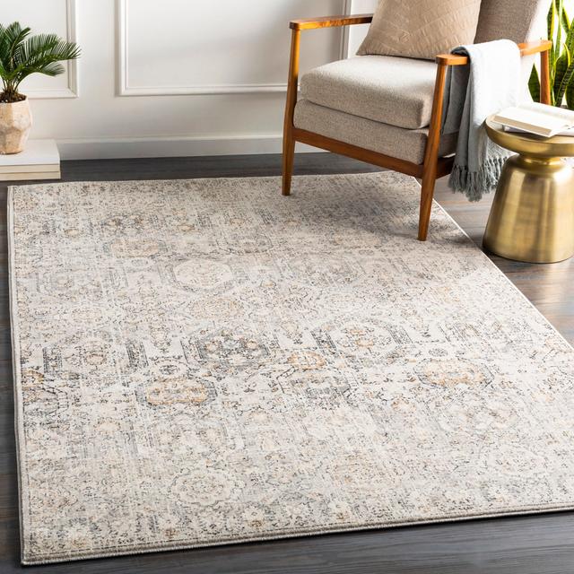 Geometric Machine Woven / Power Loomed Area Rug Surya B.V. Rug Size: Rectangle 160 x 220cm on Productcaster.