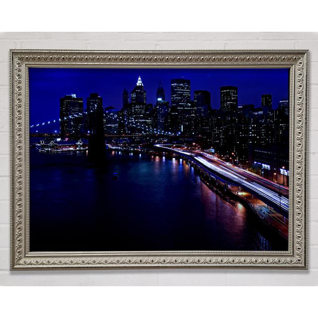 The Lights Of The Big City - Single Picture Frame Art Prints Bright Star Size: 21cm H x 29.7cm W on Productcaster.