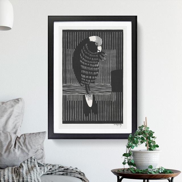 Galah Cockatoos by Samuel De Mesquita - Picture Frame Graphic Art East Urban Home Frame Option: Black, Size: 48cm H x 36cm W x 2cm D on Productcaster.