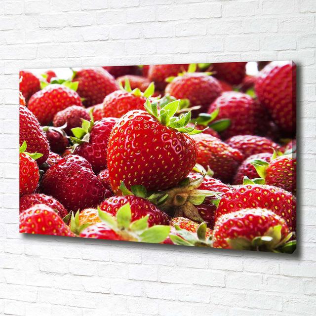 Strawberries - Unframed Art Prints on Canvas Brayden Studio on Productcaster.