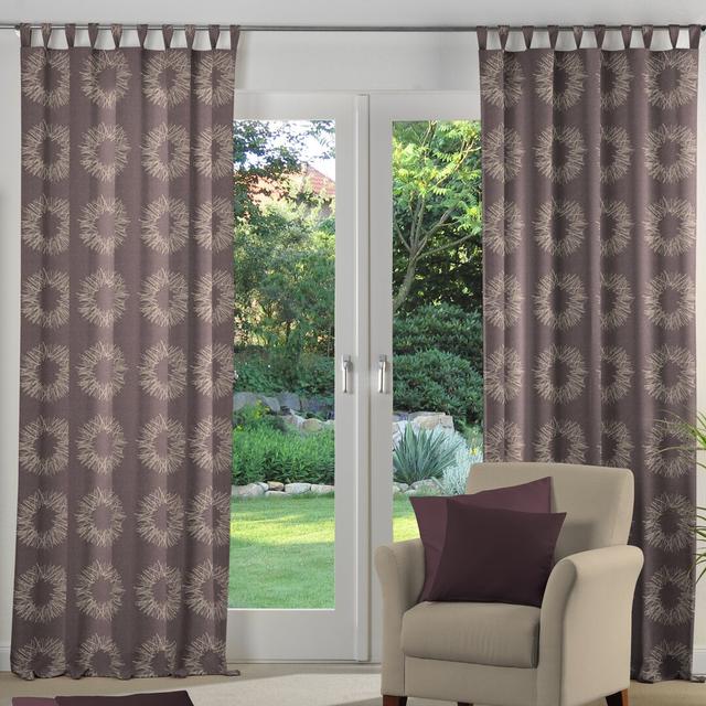 Koppel Tab top Room Darkening Single Curtain 17 Stories Size: 225cm H x 135cm W, Colour: Brown on Productcaster.