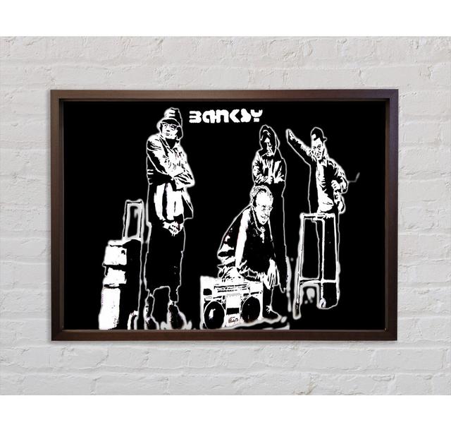 Old Skool Black - Single Picture Frame Art Prints on Canvas Bright Star Size: 59.7cm H x 84.1cm W x 3.3cm D on Productcaster.