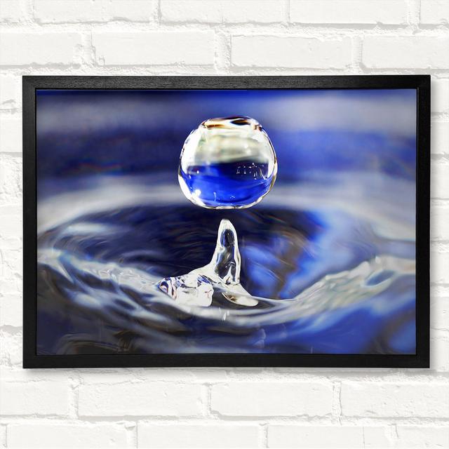 Drop Framed Print Ivy Bronx Size: 29.7cm H x 42cm W on Productcaster.