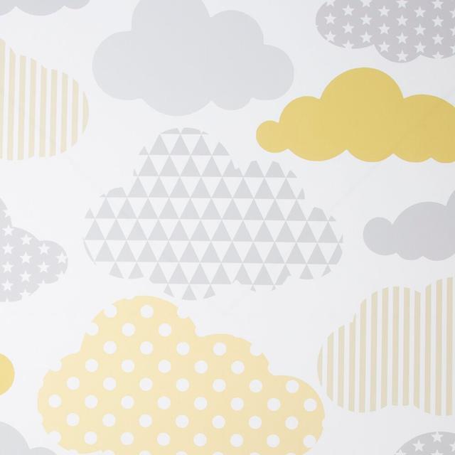 Superfresco Easy Yellow Vintage Clouds Wallpaper Superfresco Easy on Productcaster.