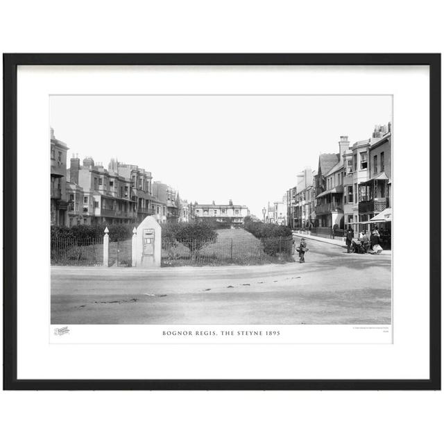 'Bognor Regis, the Steyne 1895' by Francis Frith - Picture Frame Photograph Print on Paper The Francis Frith Collection Size: 40cm H x 50cm W x 2.3cm on Productcaster.