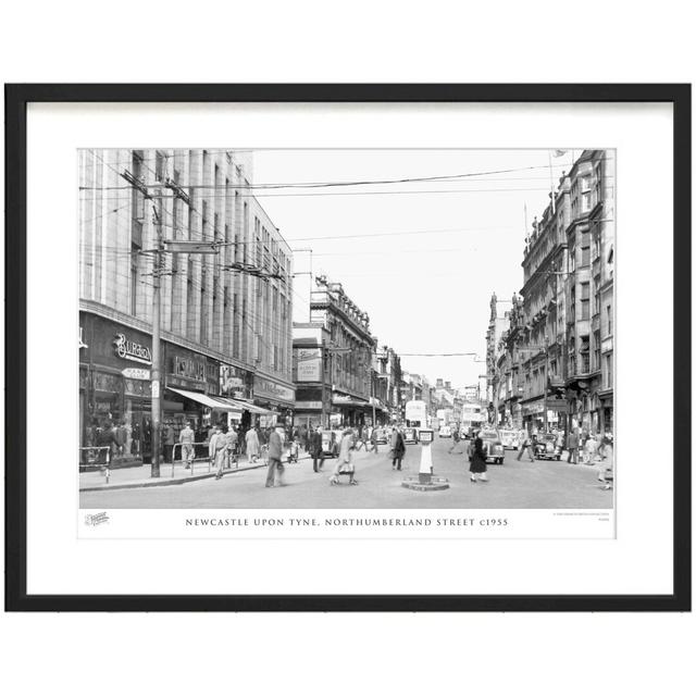 'Newcastle upon Tyne, Northumberland Street C1955' by Francis Frith - Picture Frame Photograph Print on Paper The Francis Frith Collection Size: 45cm on Productcaster.