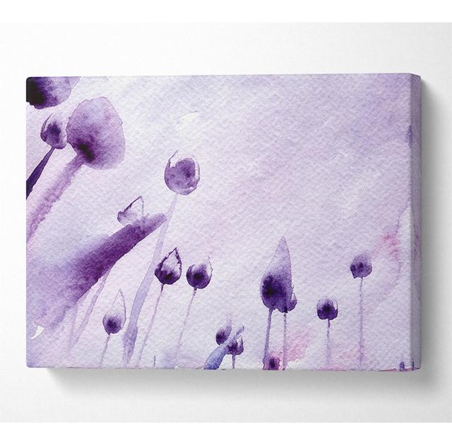 Attention Lilac - Wrapped Canvas Art Prints ClassicLiving Size: 35.6cm H x 50.8cm W x 10cm D on Productcaster.