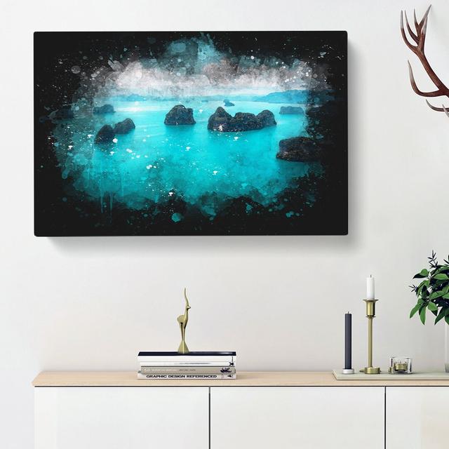 Ko Hong in Thailand - Wrapped Canvas Painting Print East Urban Home Size: 50cm H x 76cm W x 3cm D on Productcaster.