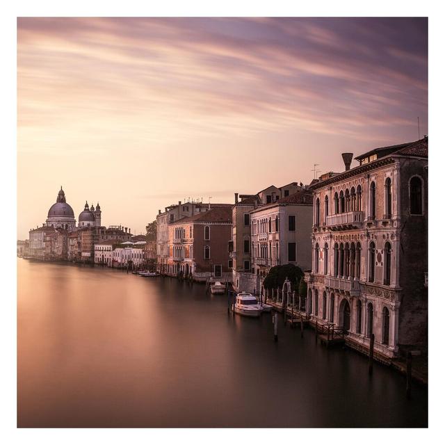 Evening in Venice 2.4m x 2.4m Textured Matte Peel & Stick Wall Mural East Urban Home Size: 240" L x 240" W on Productcaster.