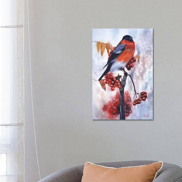 Robin by Liam Kumawat - Wrapped Canvas Painting ClassicLiving Size: 66.04cm H x 45.72cm W x 3.81cm D on Productcaster.