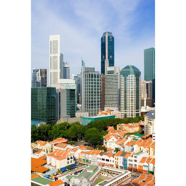 Singapore Cityscape by Joxxxxjo - Wrapped Canvas Photograph 17 Stories Size: 91cm H x 61cm W on Productcaster.