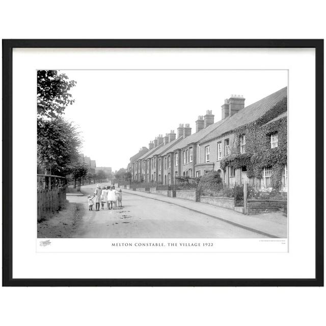 'Melton Constable, the Village 1922' by Francis Frith - Picture Frame Photograph Print on Paper The Francis Frith Collection Size: 45cm H x 60cm W x 2 on Productcaster.