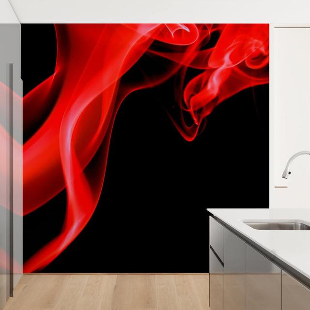 Magical Flame 3.36m x 3.36m Textured Matte Peel & Stick Wall Mural East Urban Home on Productcaster.